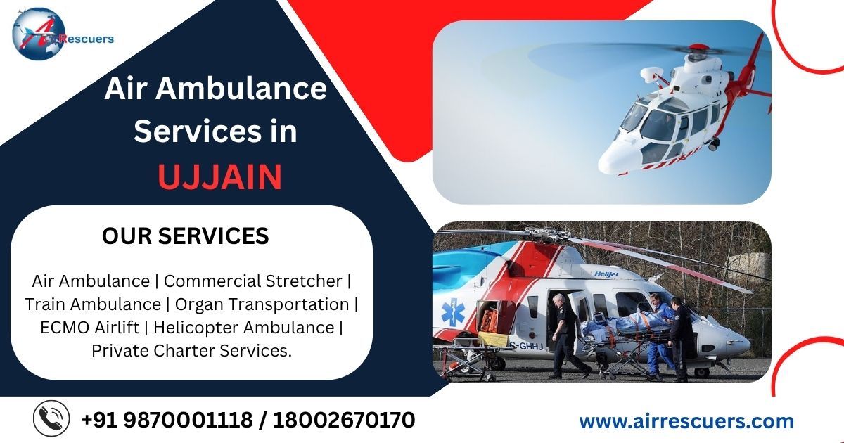 Air ambulance services in Ujjain