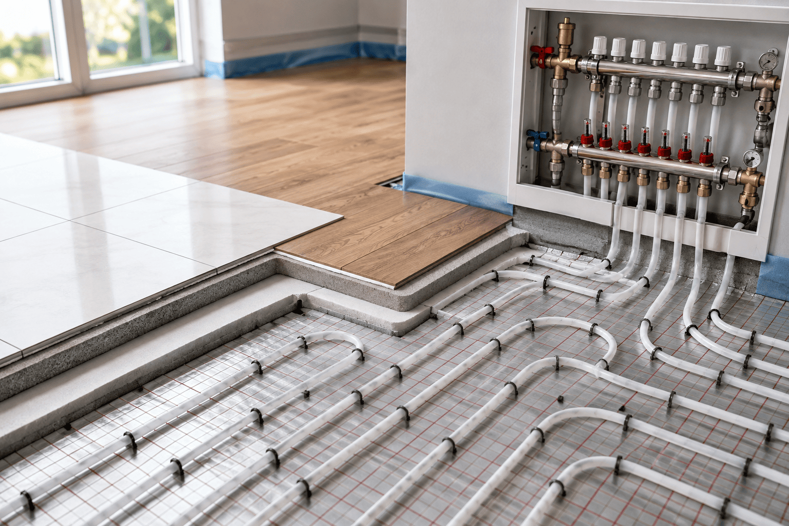 Floor Heating Installation