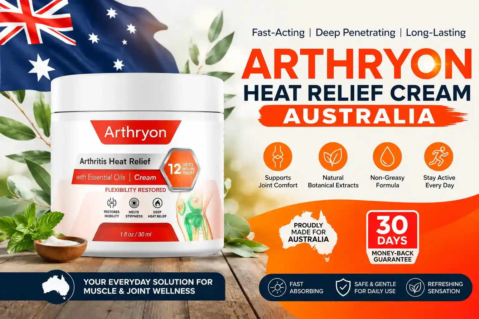 Arthryon Heat Relief Cream Australia