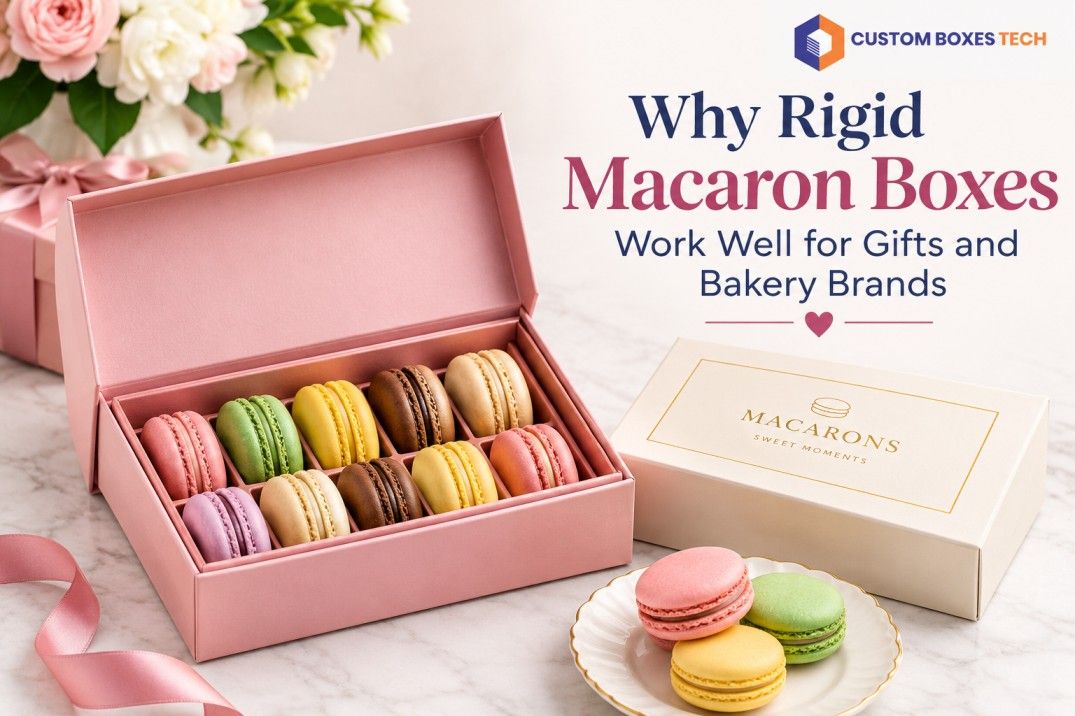 Rigid Macaron Boxes