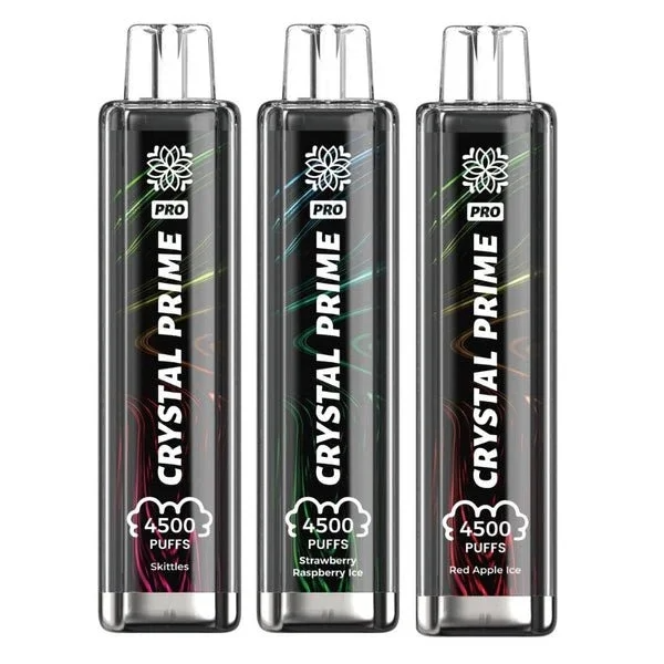 Crystal Prime Pro 4500 Box of 10 Long Lasting Disposable Vape