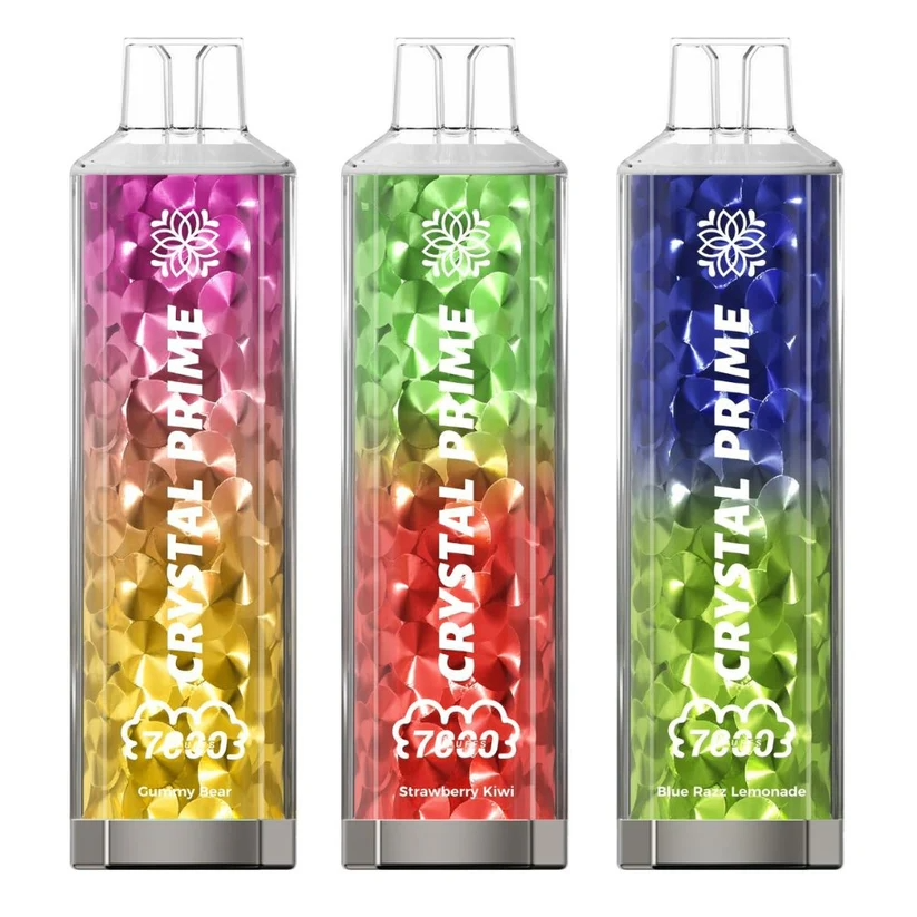 Crystal Prime 7000 Box of 10 Long Lasting Disposable Vape