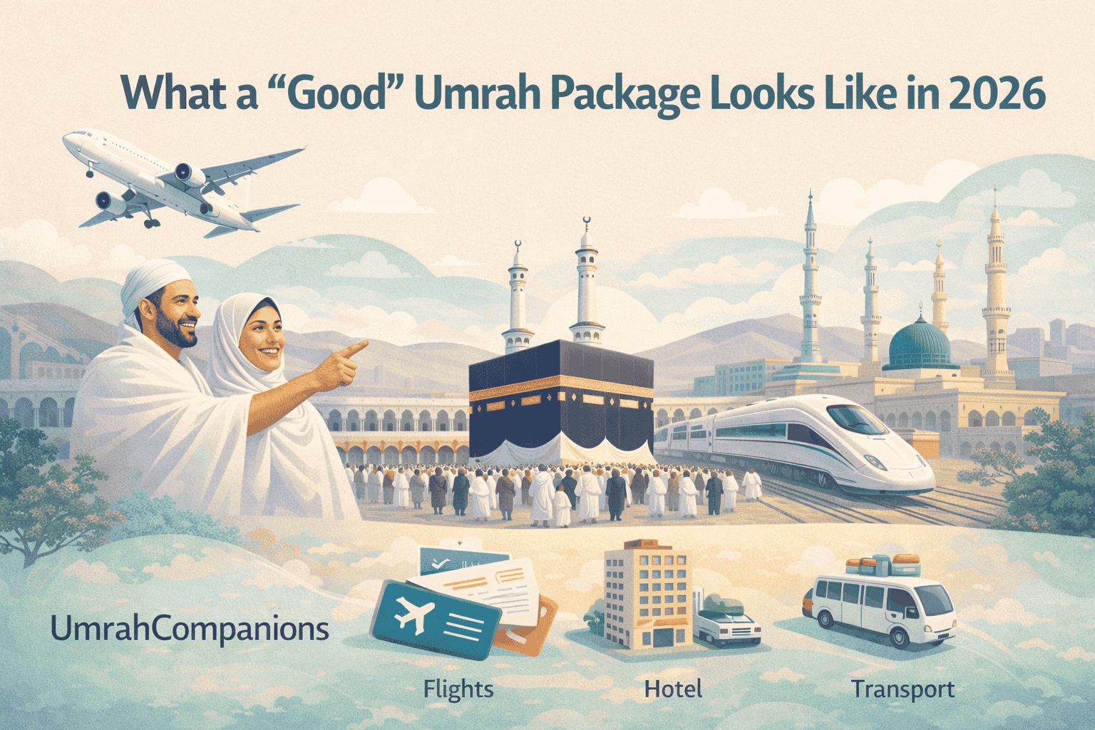 What a “Good” Umrah Package Looks Like in 2026: Flights, Stay, Transport, and Support That Actually Hold Up
