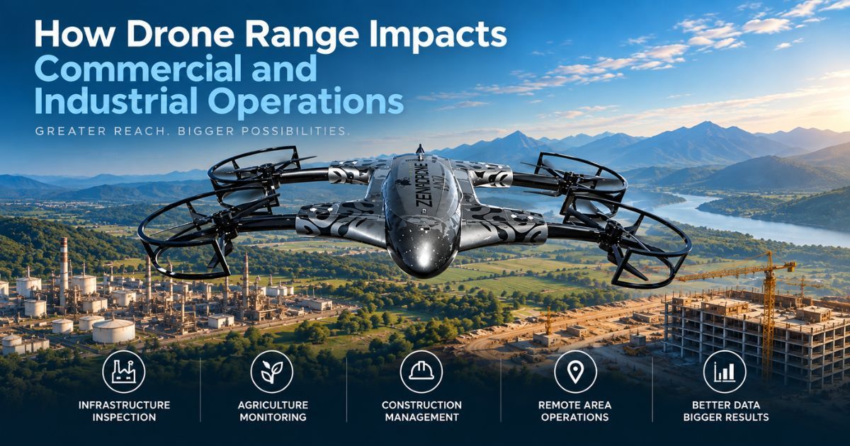 How Drone Range Impacts Commercial and Industrial Operations